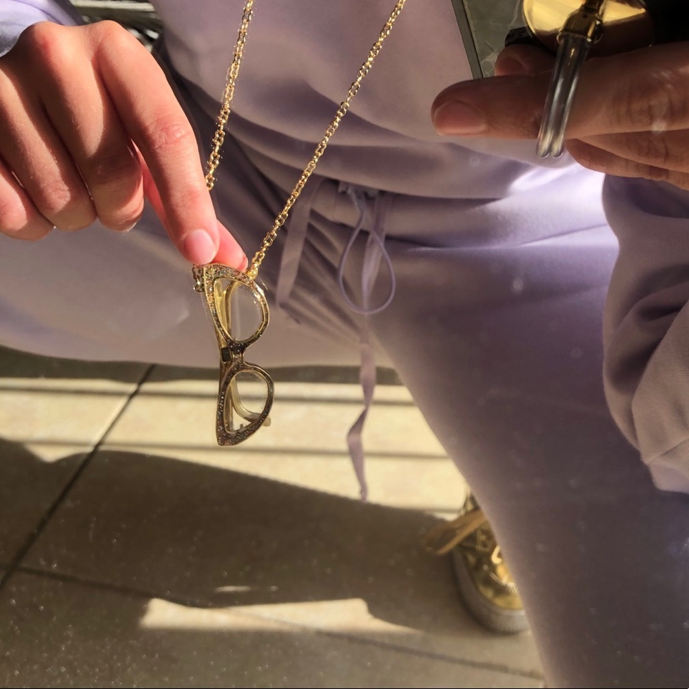 Kate Spade Goreski Cateye Glasses Pendant Necklace